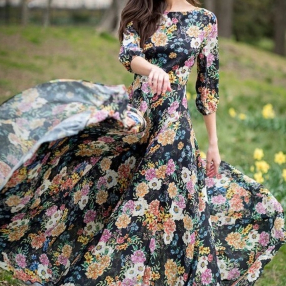 Beautiful Floral Maxi Dress